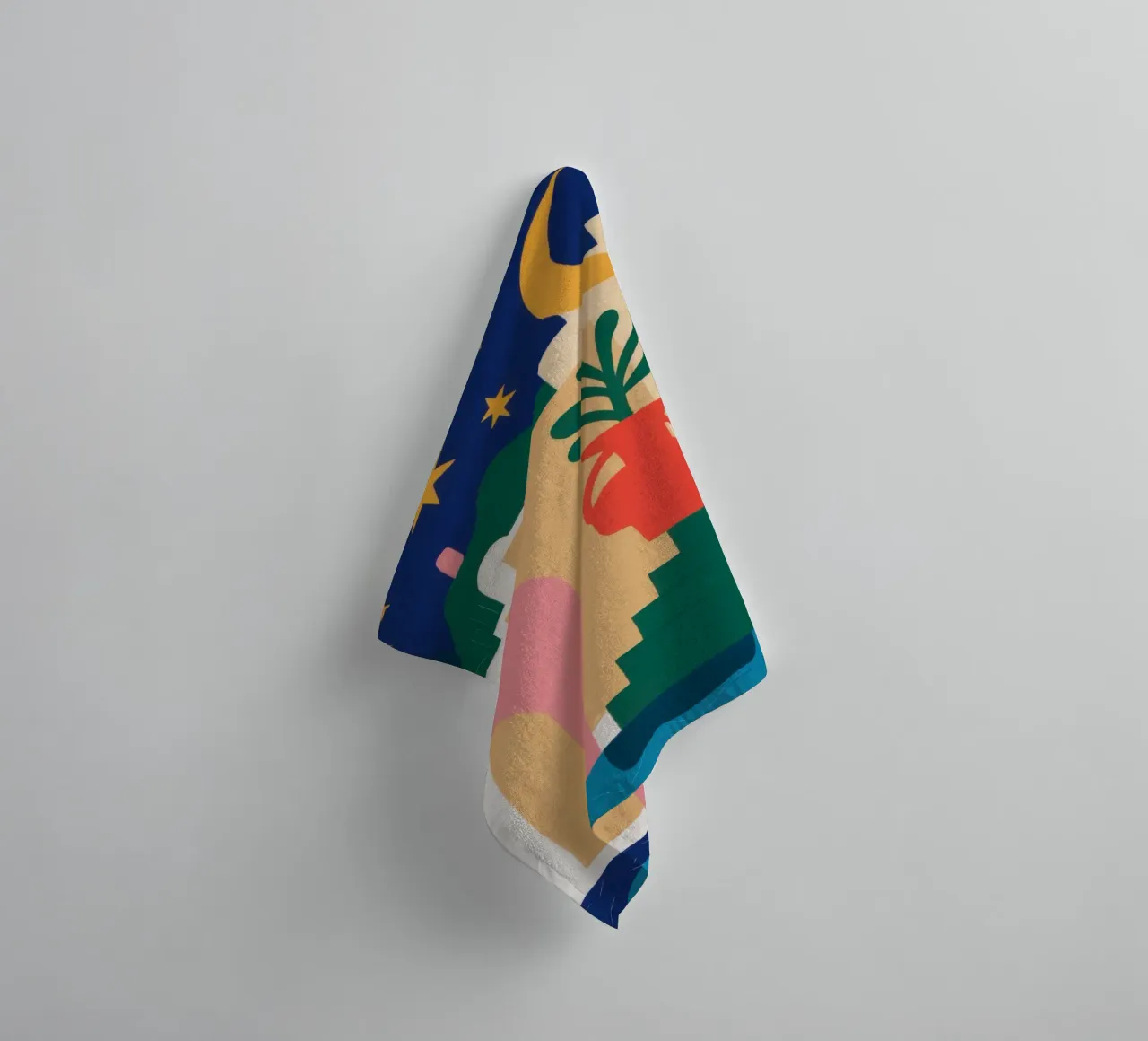 Scala celeste Boho asciugamano da bagno da Dream Gesso