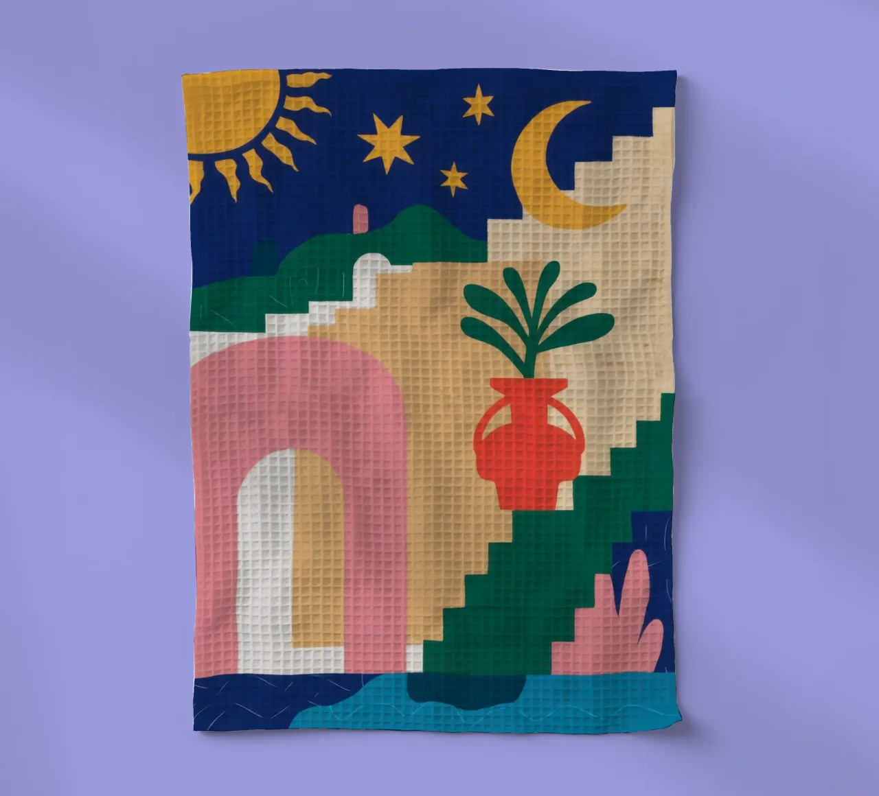 Scala celeste Boho canovaccio da cucina da Dream Gesso