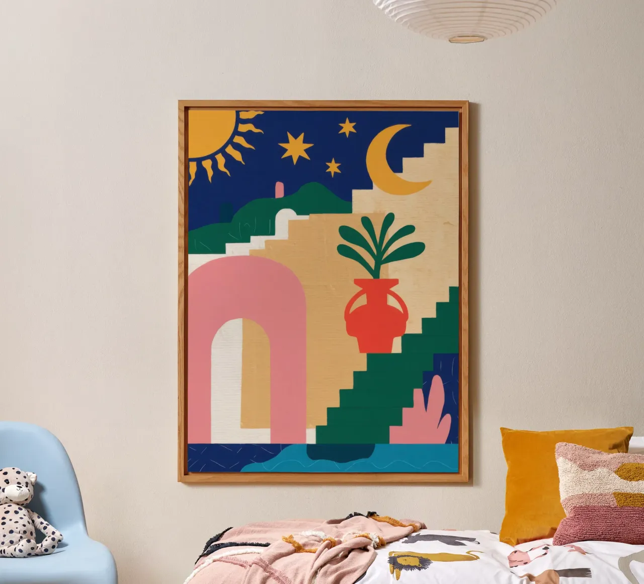 Scala celeste Boho alluminio dibond da Dream Gesso