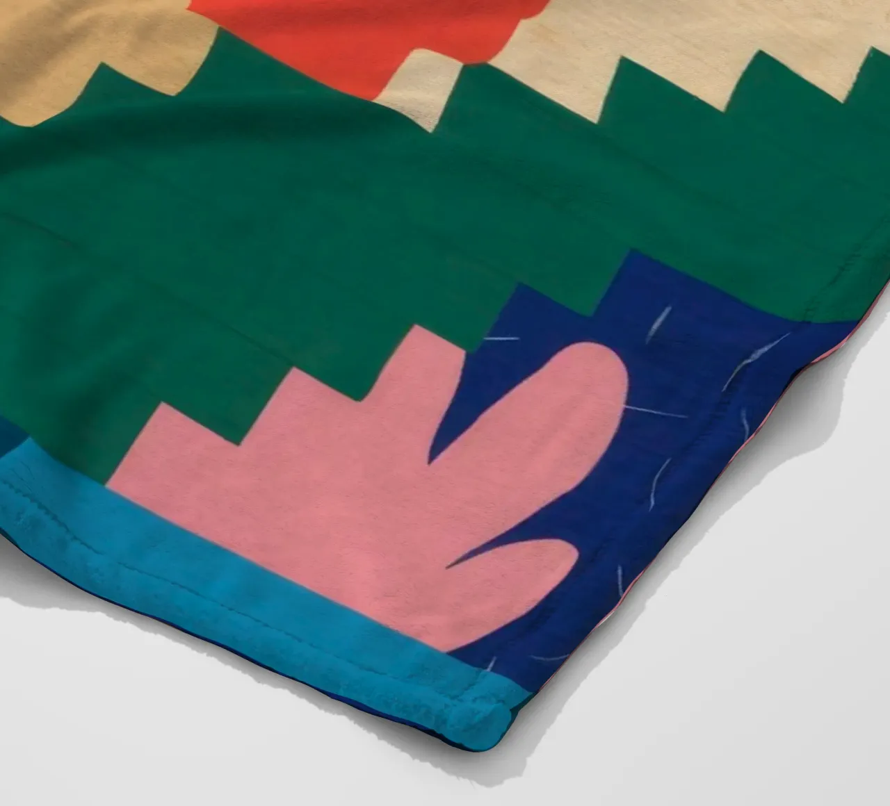 Scala celeste Boho coperta in pile da Dream Gesso