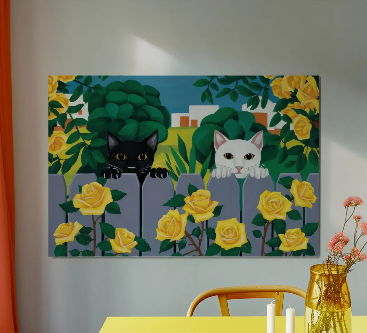 Gatti fantasma del recinto delle rose poster da Prism Ritual