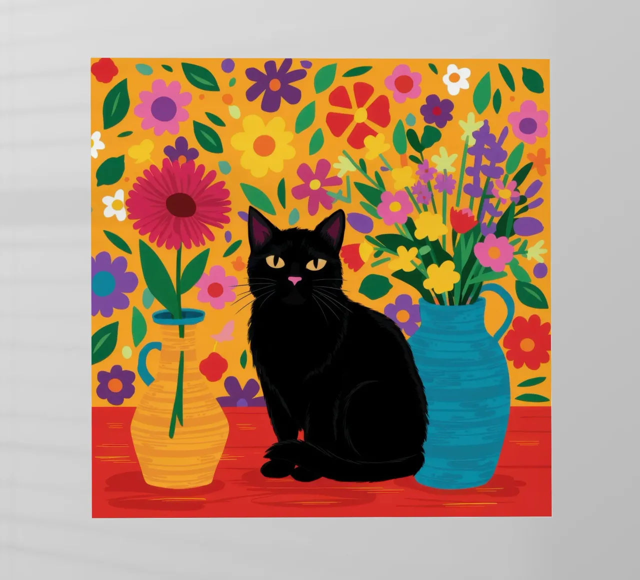 The Midnight Garden Cat backlit film by Ink Pulse