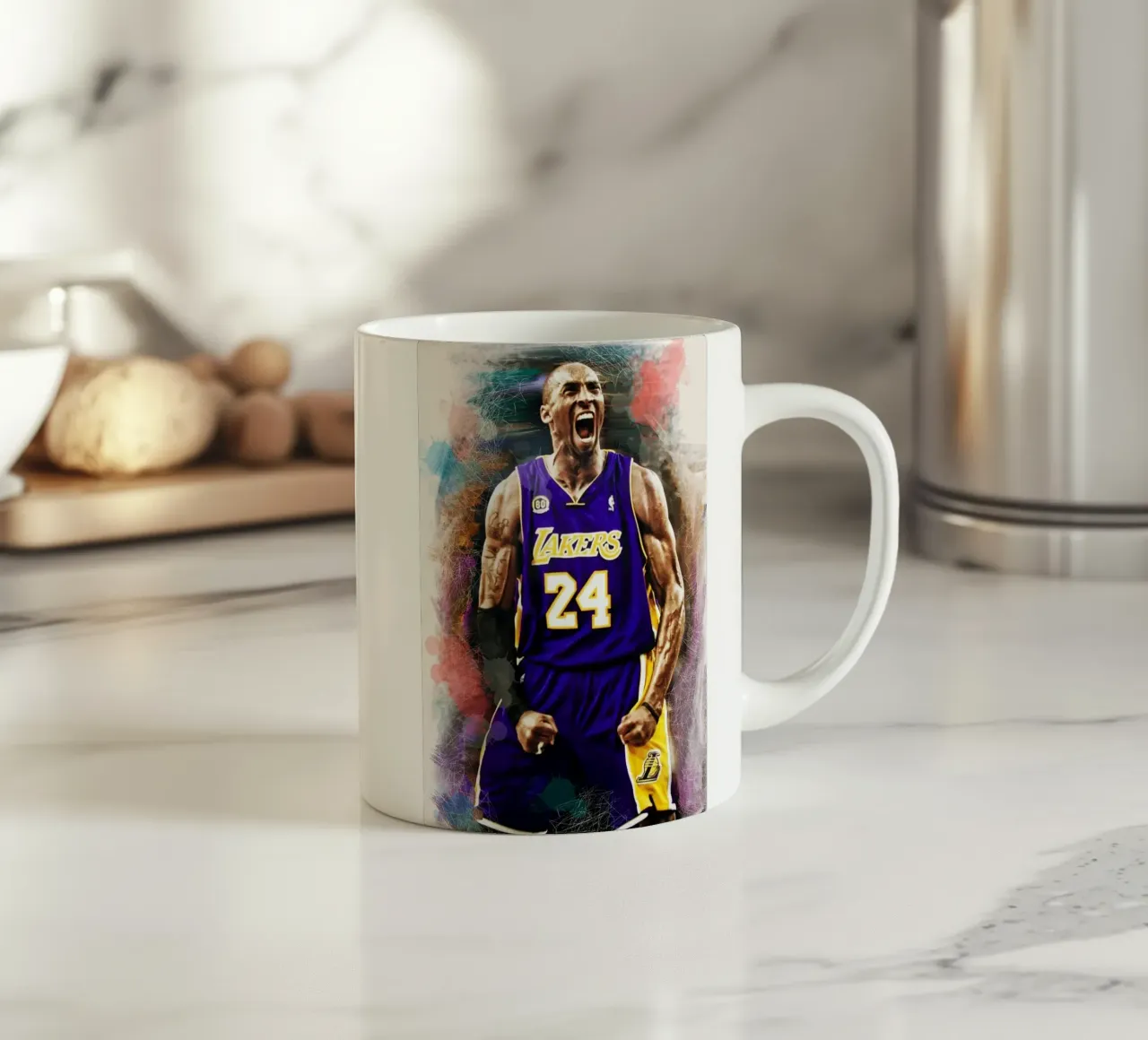 Kobe Bryant artwork tazza in ceramica da Lembayung art