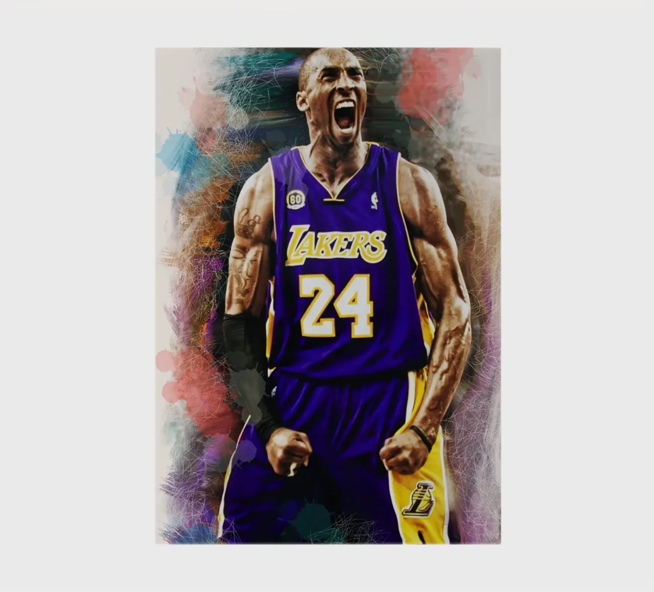 Kobe Bryant artwork notebook by Lembayung art