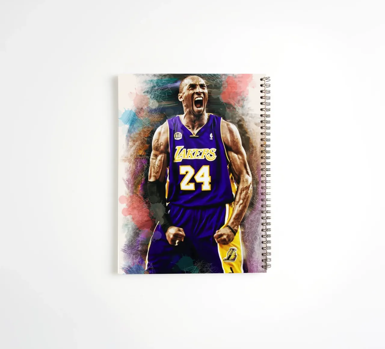 Kobe Bryant artwork spiral notebook by Lembayung art