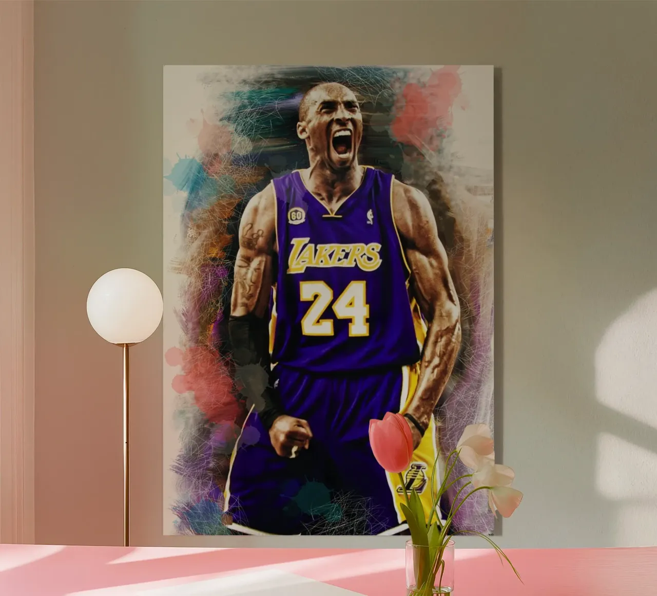 Kobe Bryant artwork plexiglass da Lembayung art