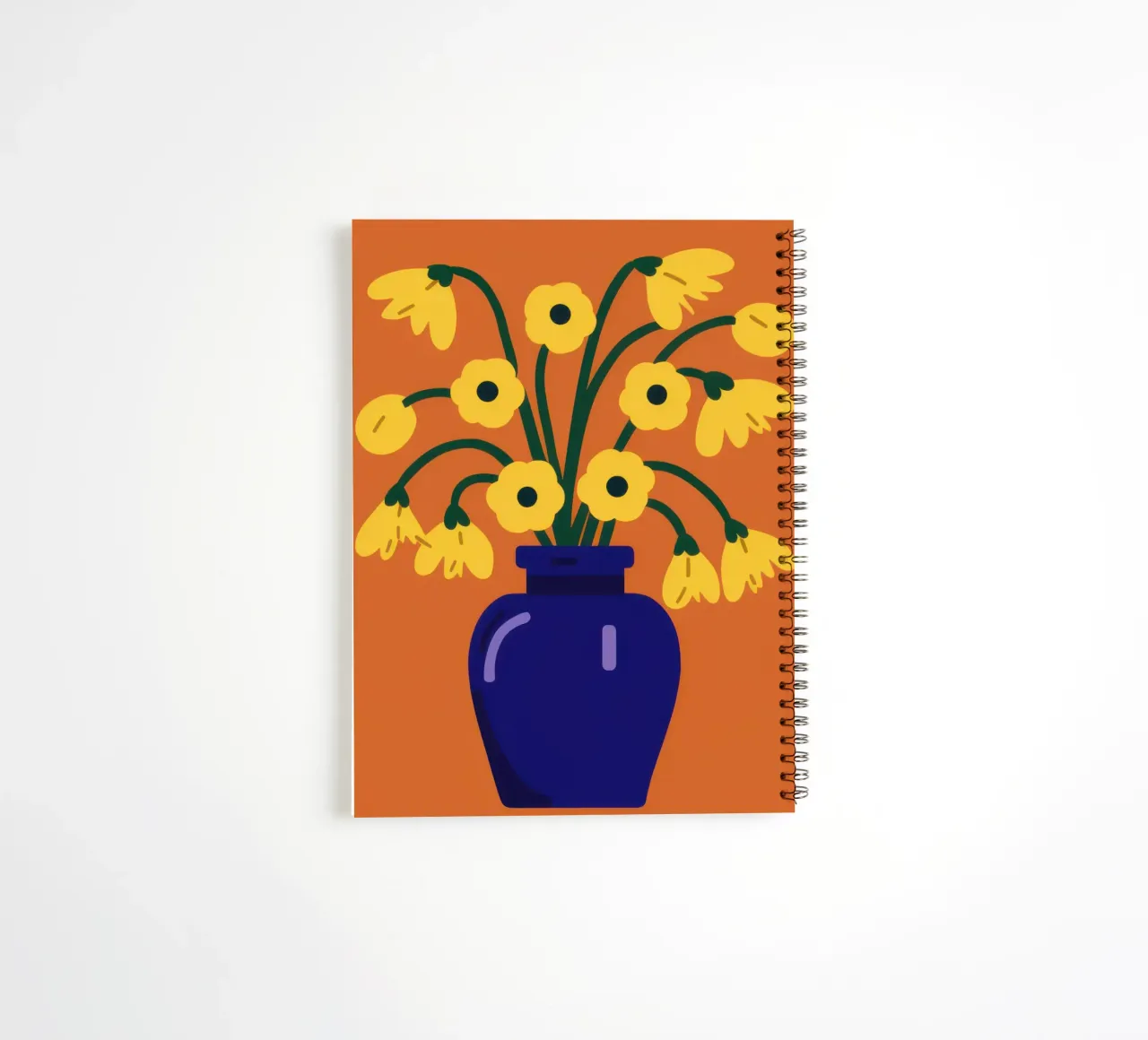 Cobalt's Golden Blooms Ringbuch von Giant Foxs