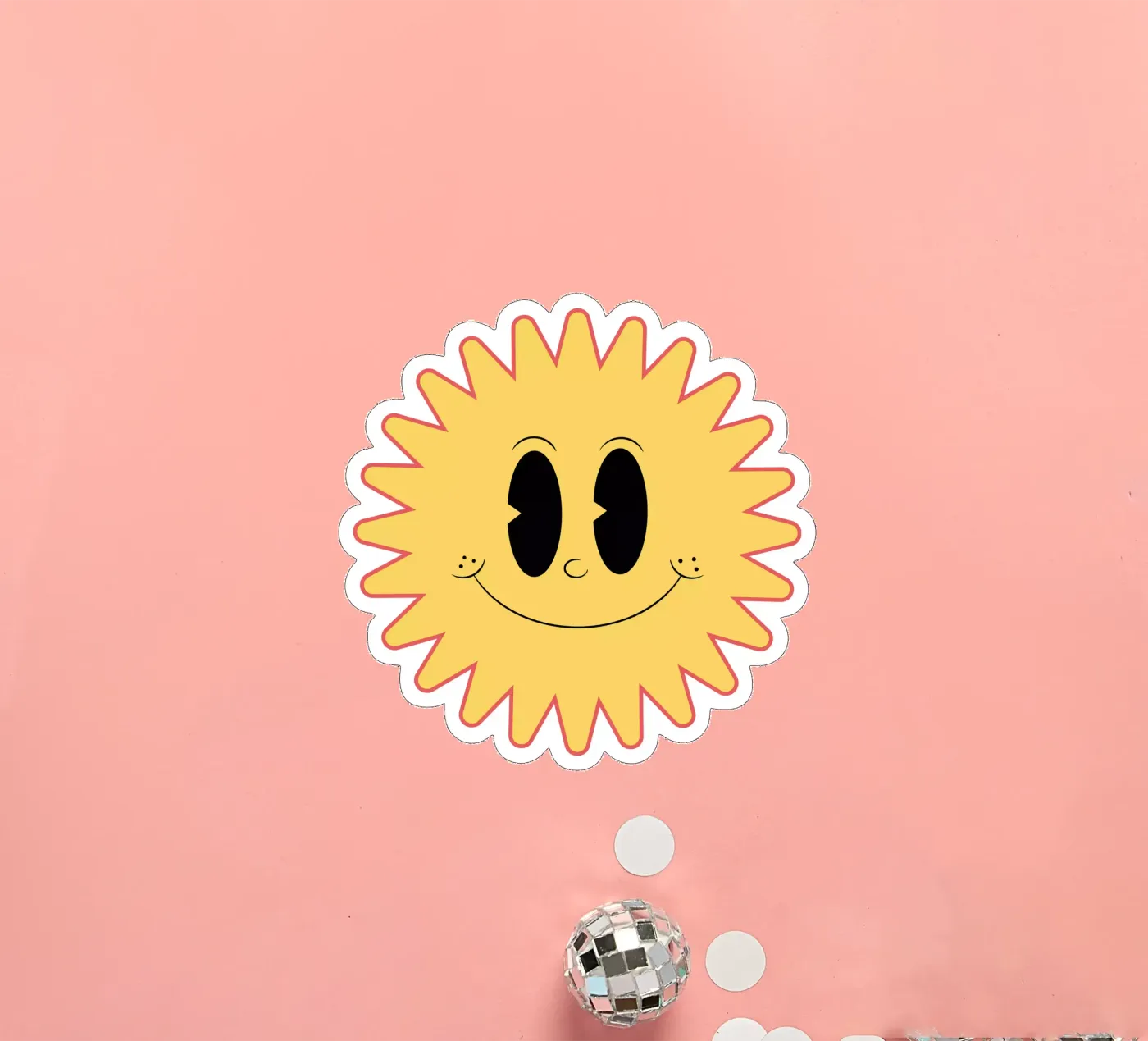 Sun sticker by Sticker King