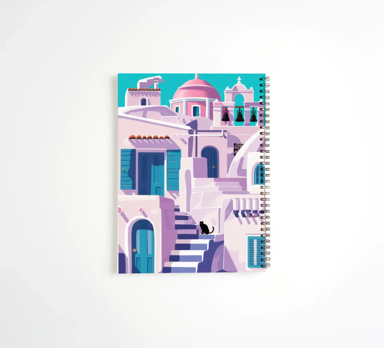 Santorini Silent Watcher diario ad anelli da Mythy Brush