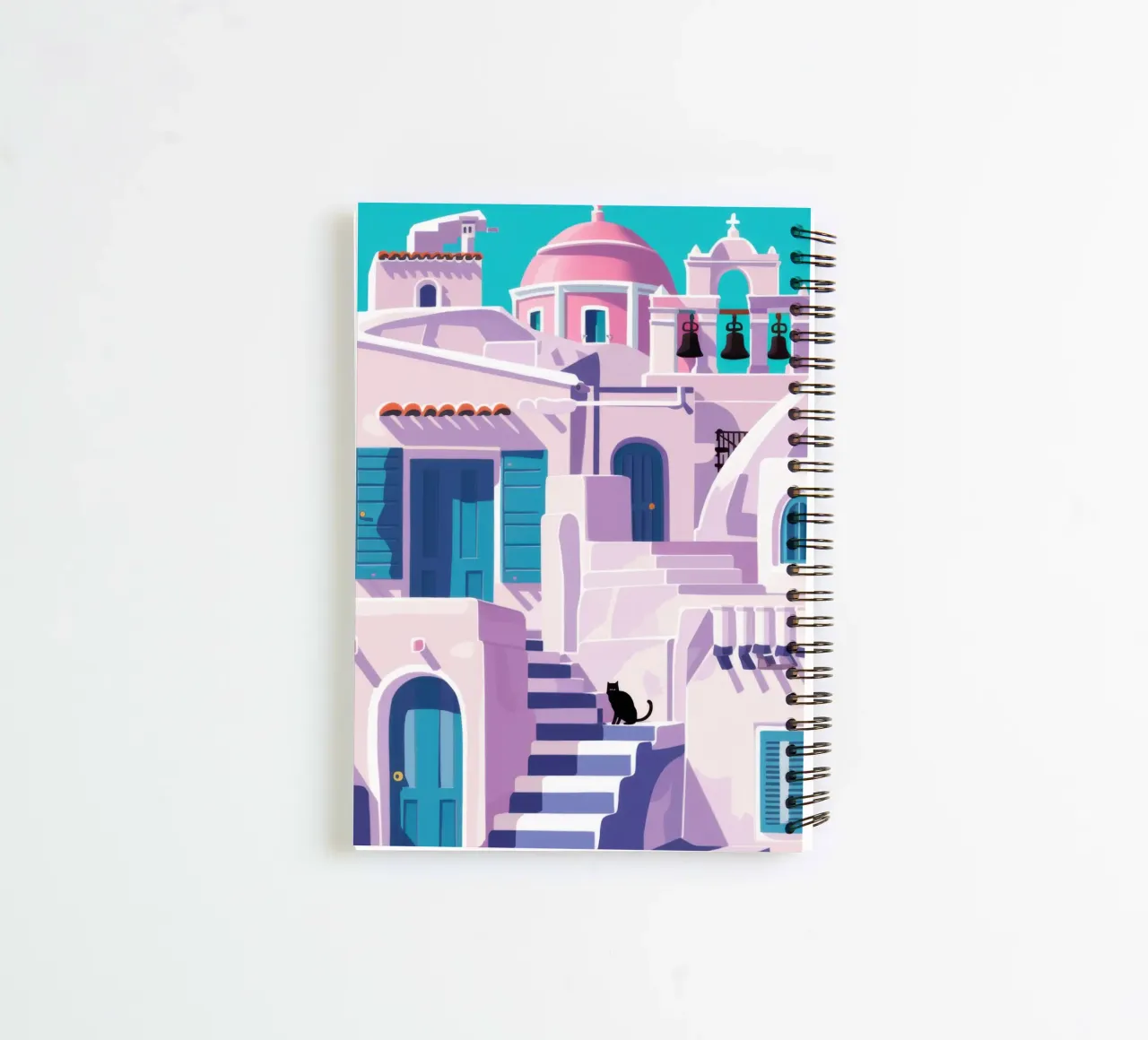 Santorini Silent Watcher diario ad anelli da Mythy Brush