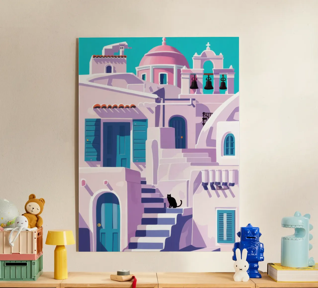 Santorini Silent Watcher plexiglass da Mythy Brush