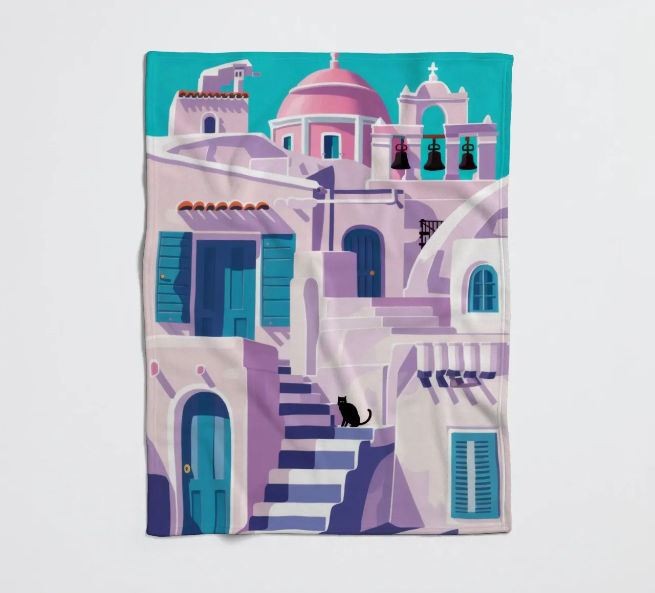 Santorini Silent Watcher coperta in pile da Mythy Brush