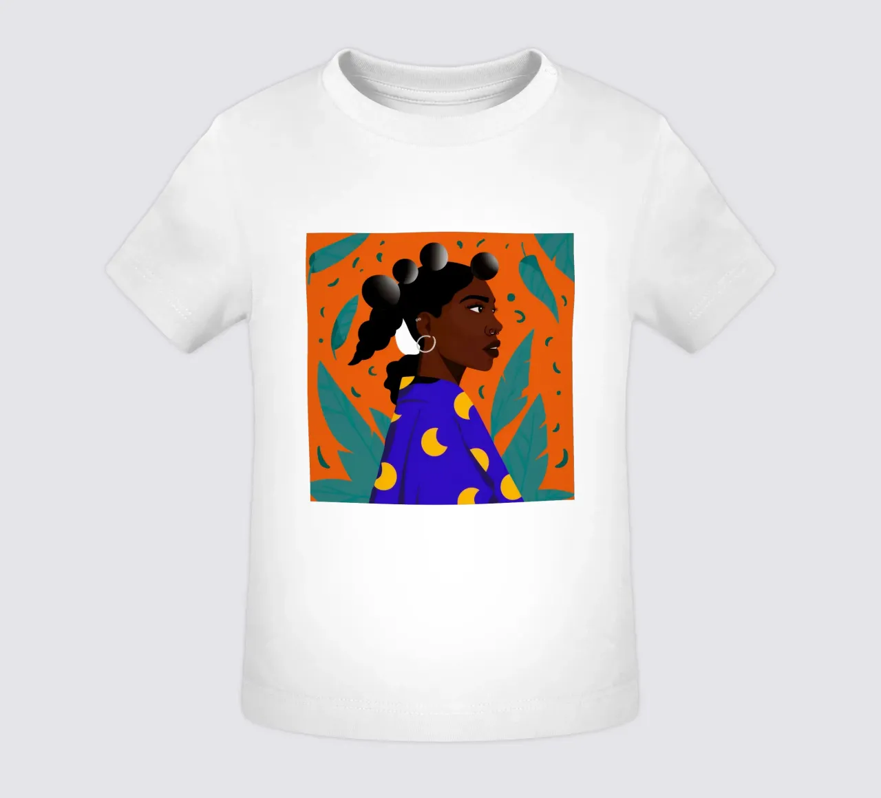 Saffron Serene Gaze maglietta neonato da Prism Ritual