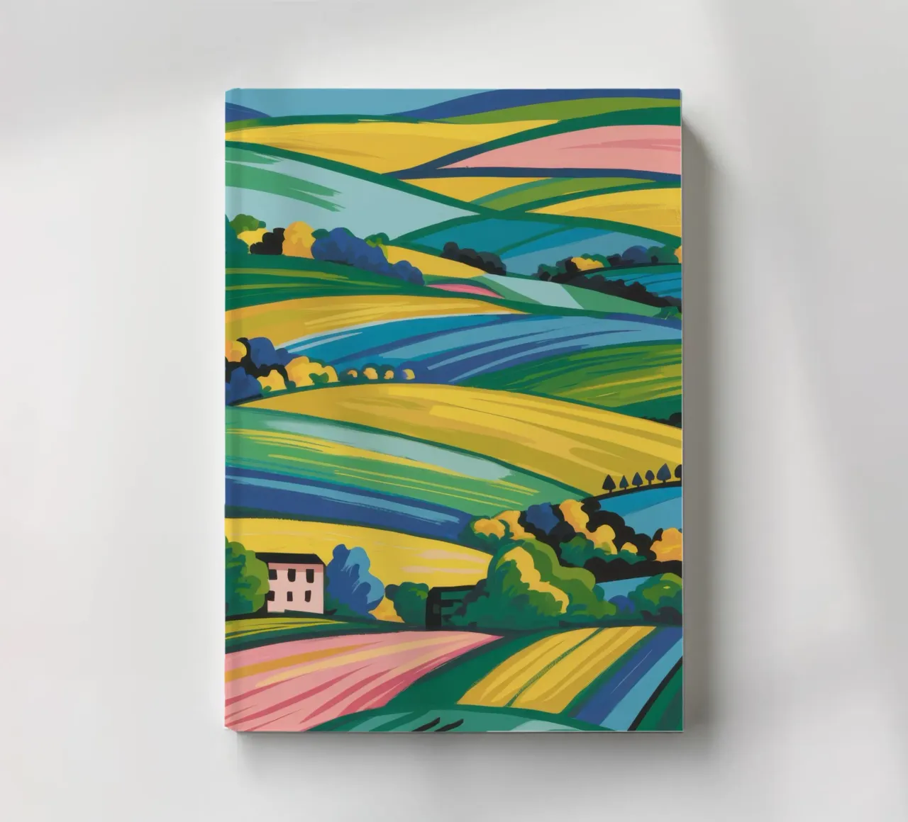 Tuscan SunDrenched Fields notebook by Prism Ritual