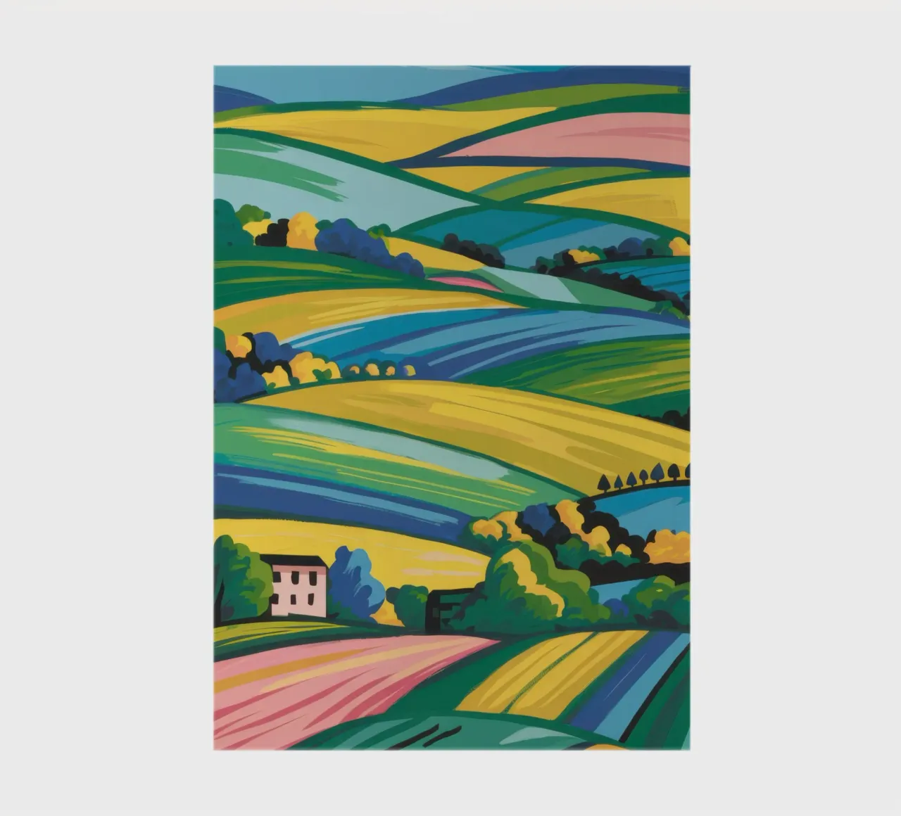 Tuscan SunDrenched Fields notebook by Prism Ritual