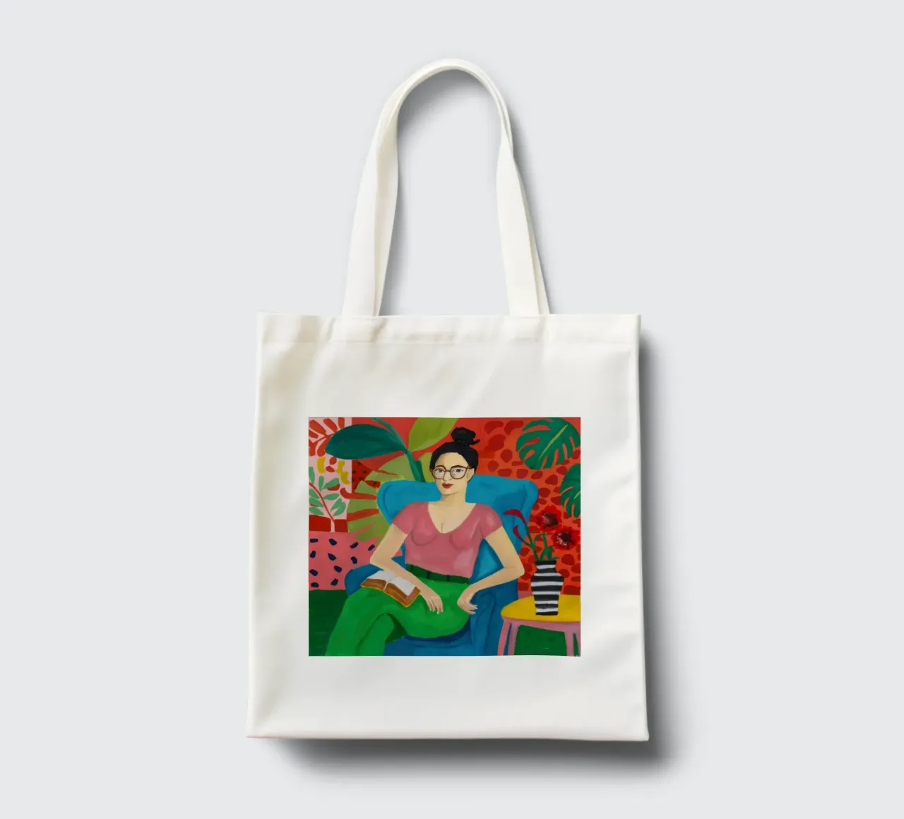 Studioso Jungle Repose borsa in juta da Dream Gesso