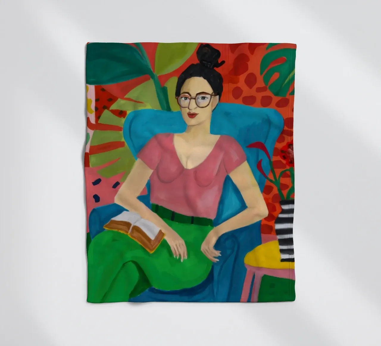 Studioso Jungle Repose coperta in pile da Dream Gesso