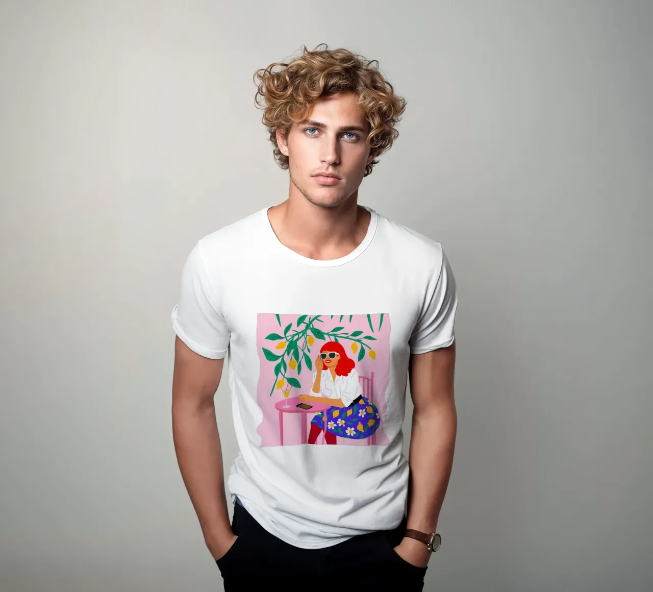 Citrus Cafe Daydream t-shirt by Prism Ritual