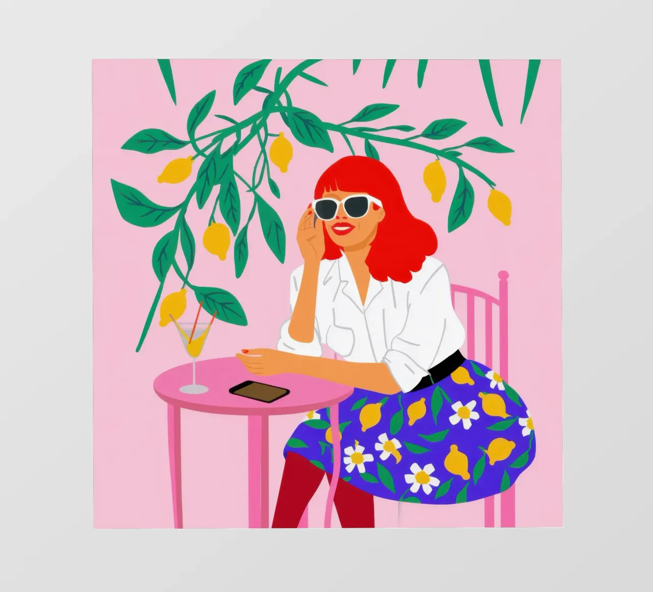 Citrus Cafe Daydream photo wallpaper by Prism Ritual