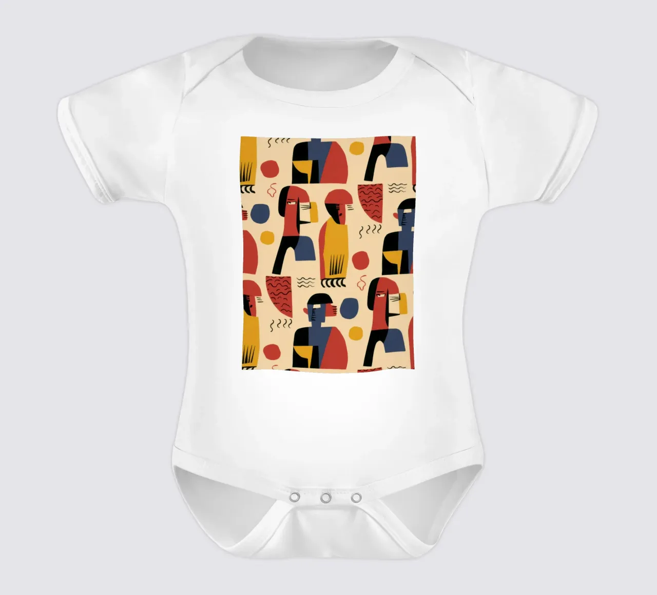 Mosaïque de visages body bébé de Mythy Brush