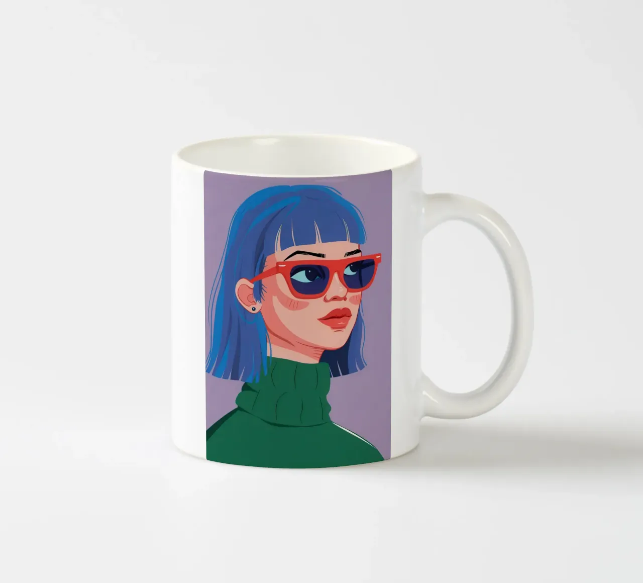 Azure Attitude Glare tazza in ceramica da Giant Foxs