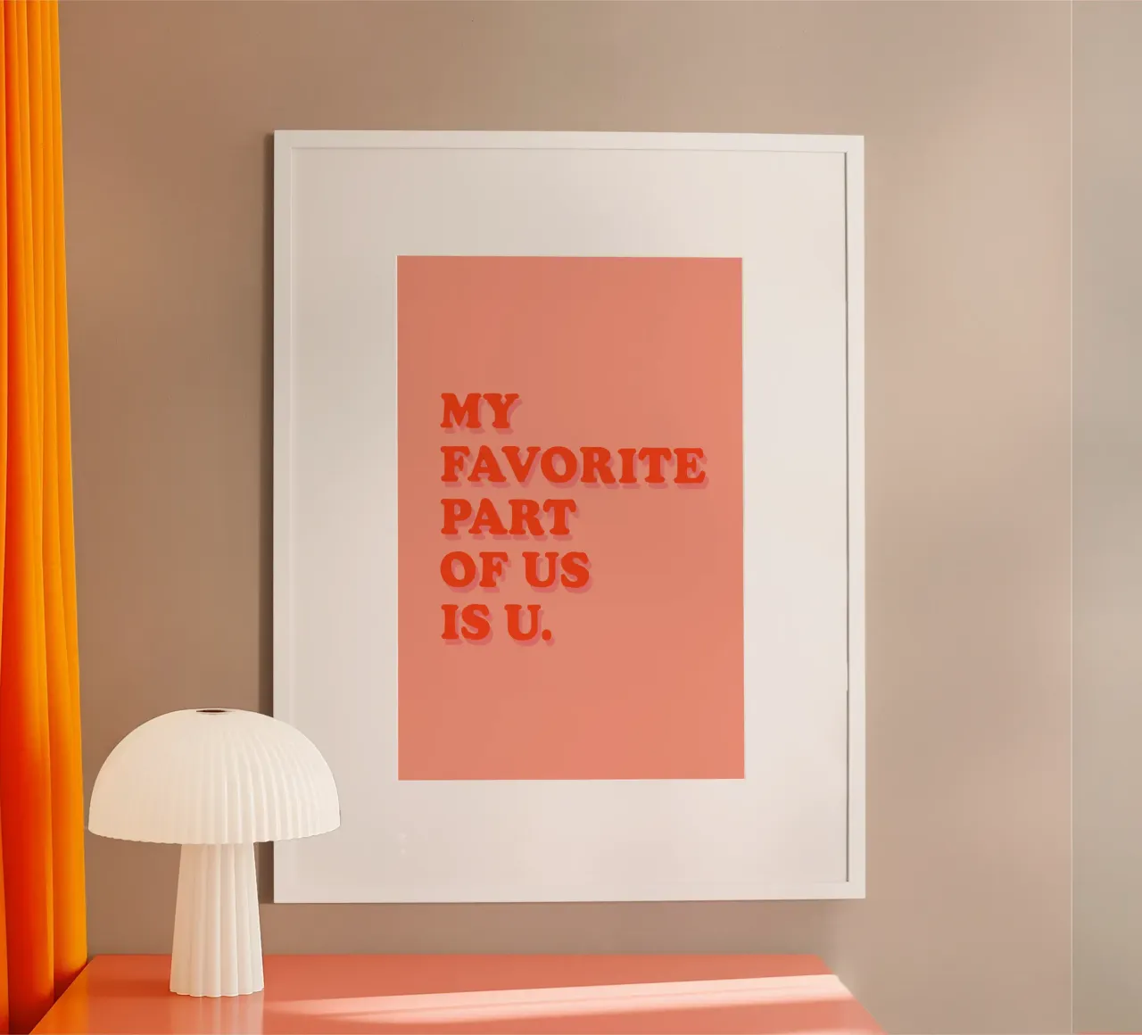 Dichiarazione d'amore in grassetto poster da QuooodZ by MooodzArt