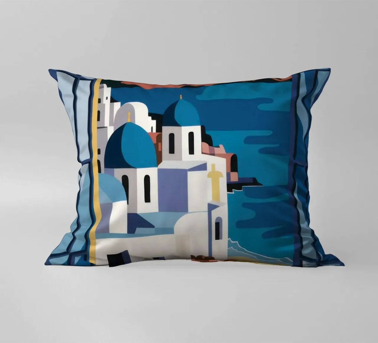 Santorini Azure Arch cuscino da Dream Gesso
