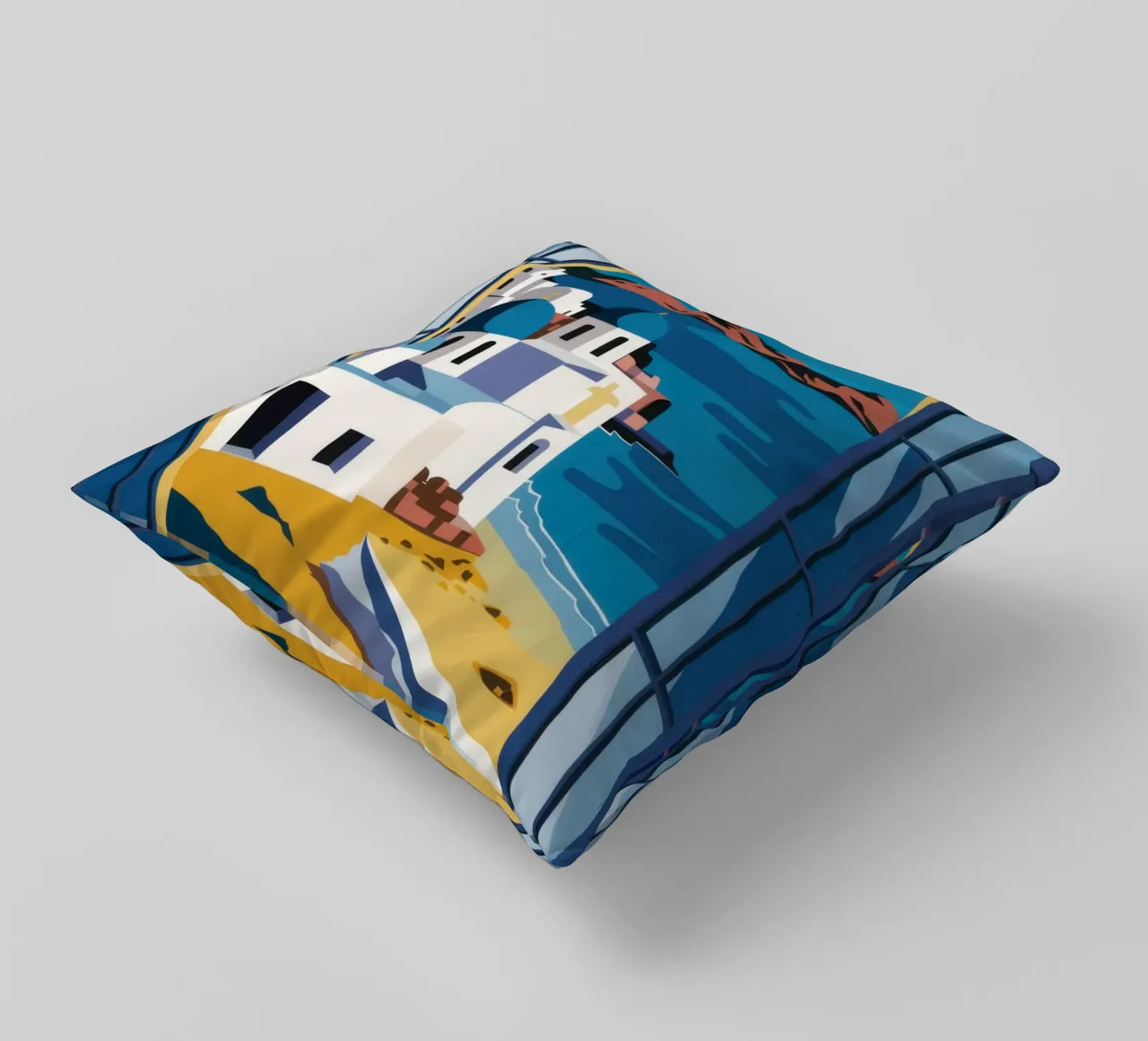 Santorini Azure Arch cuscino da Dream Gesso
