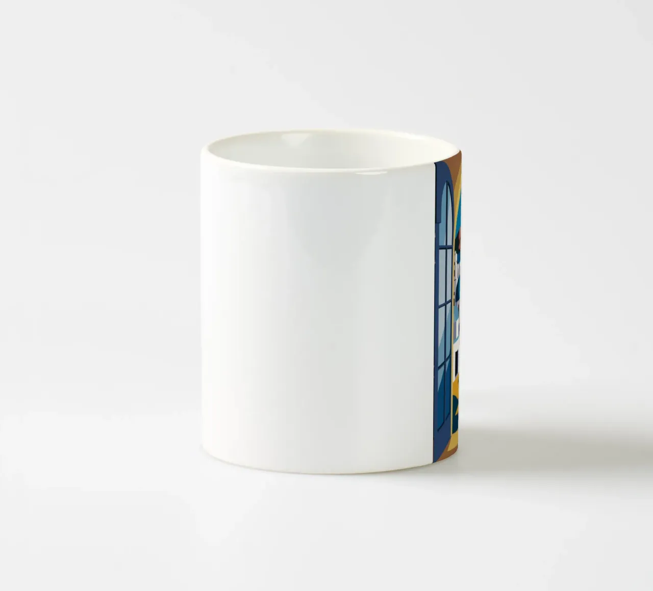 Santorini Azure Arch tazza in ceramica da Dream Gesso