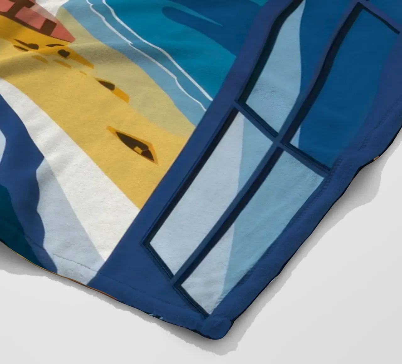 Santorini Azure Arch coperta in pile da Dream Gesso