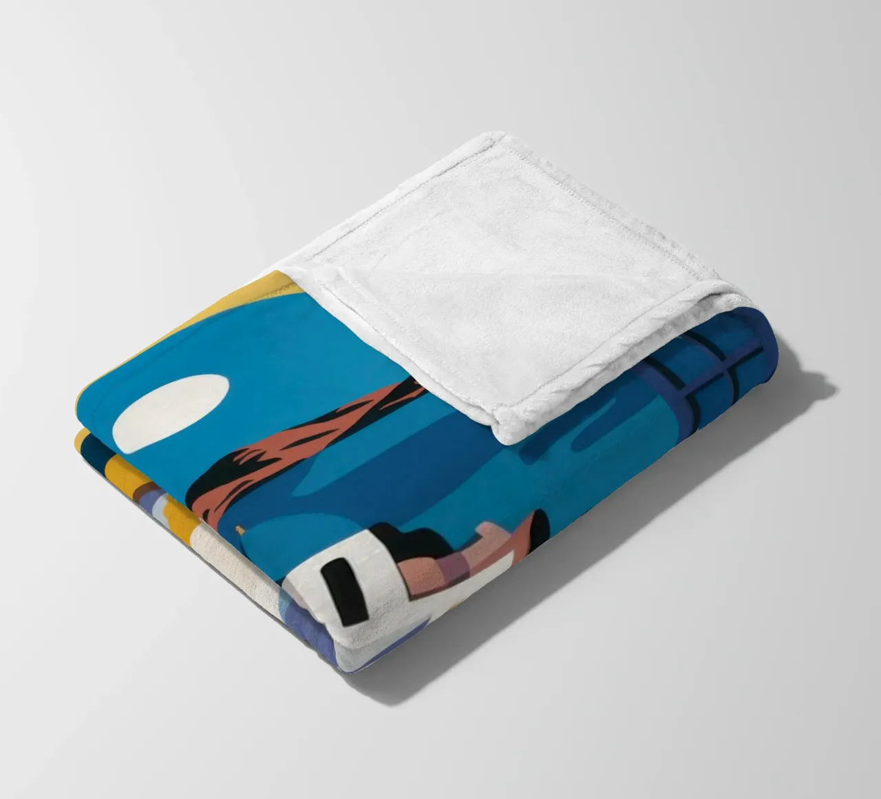 Santorini Azure Arch coperta in pile da Dream Gesso