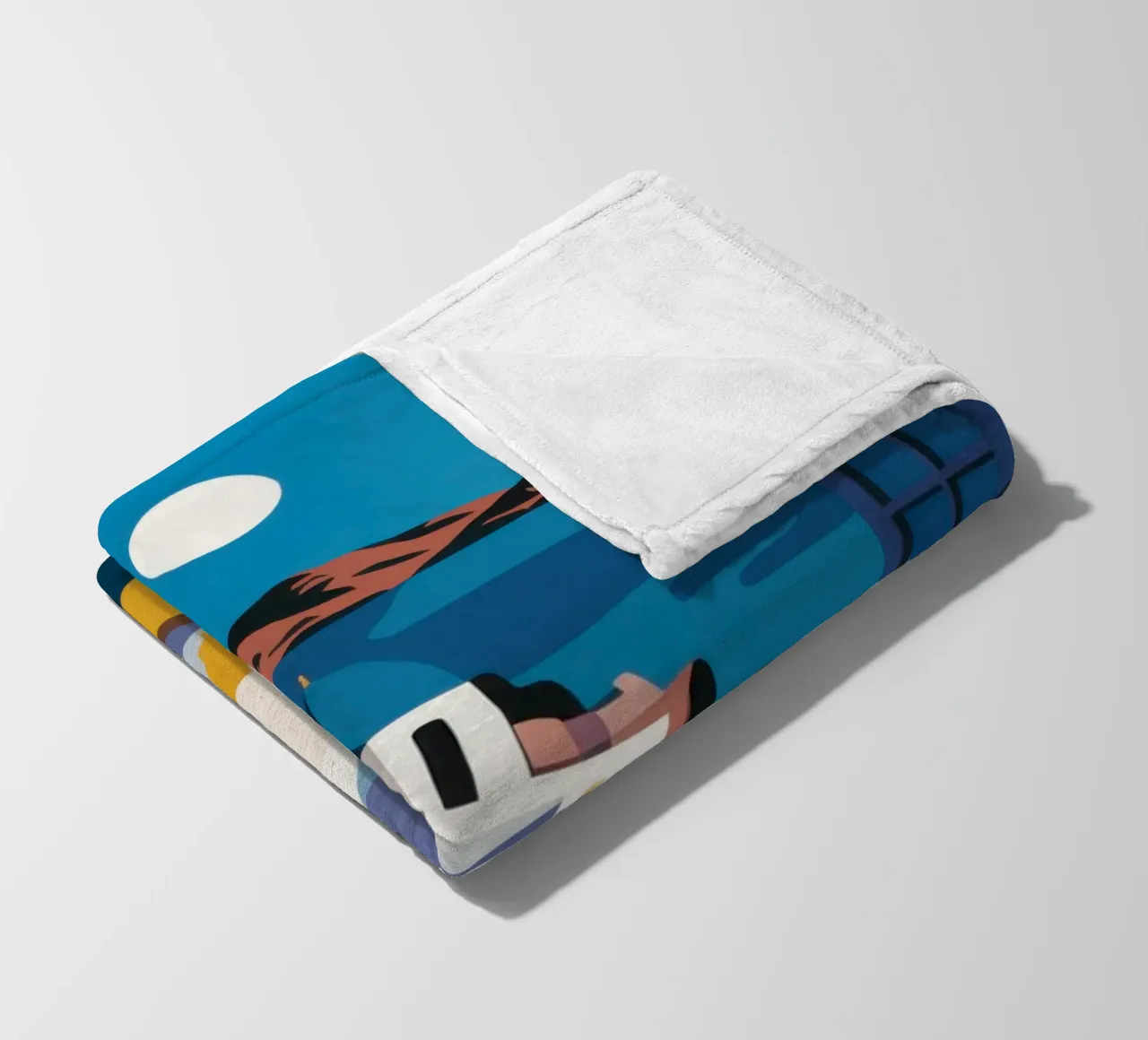 Santorini Azure Arch coperta in pile da Dream Gesso