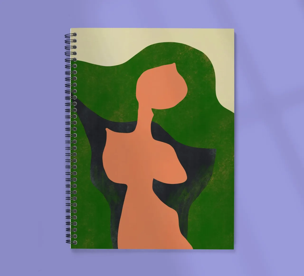 Minimal figure 03 spiral notebook by Little Dean