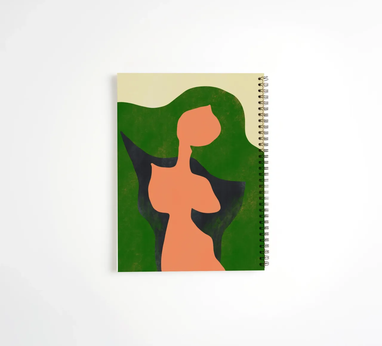 Minimal figure 03 spiral notebook by Little Dean