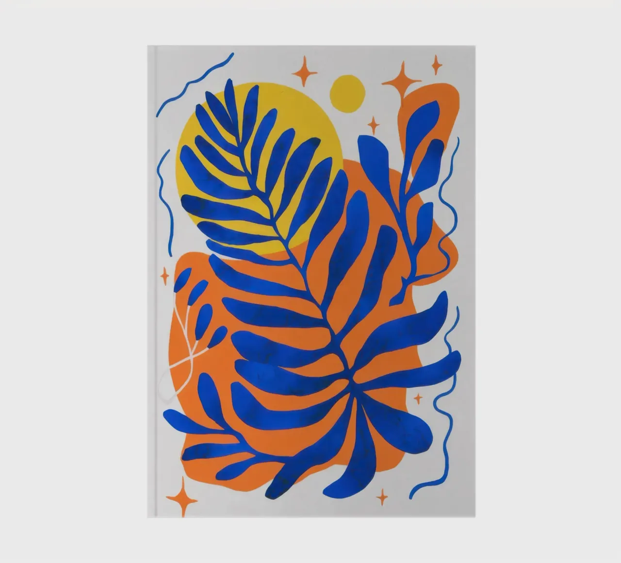 Cobalt Tangerine Tango notebook by Prism Ritual