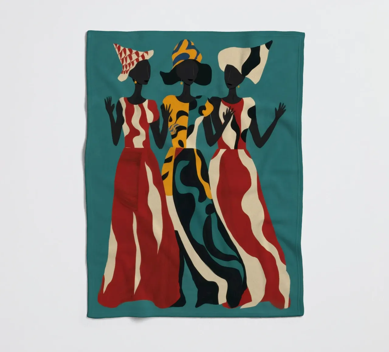 Le tre muse coperta in pile da Ink Pulse