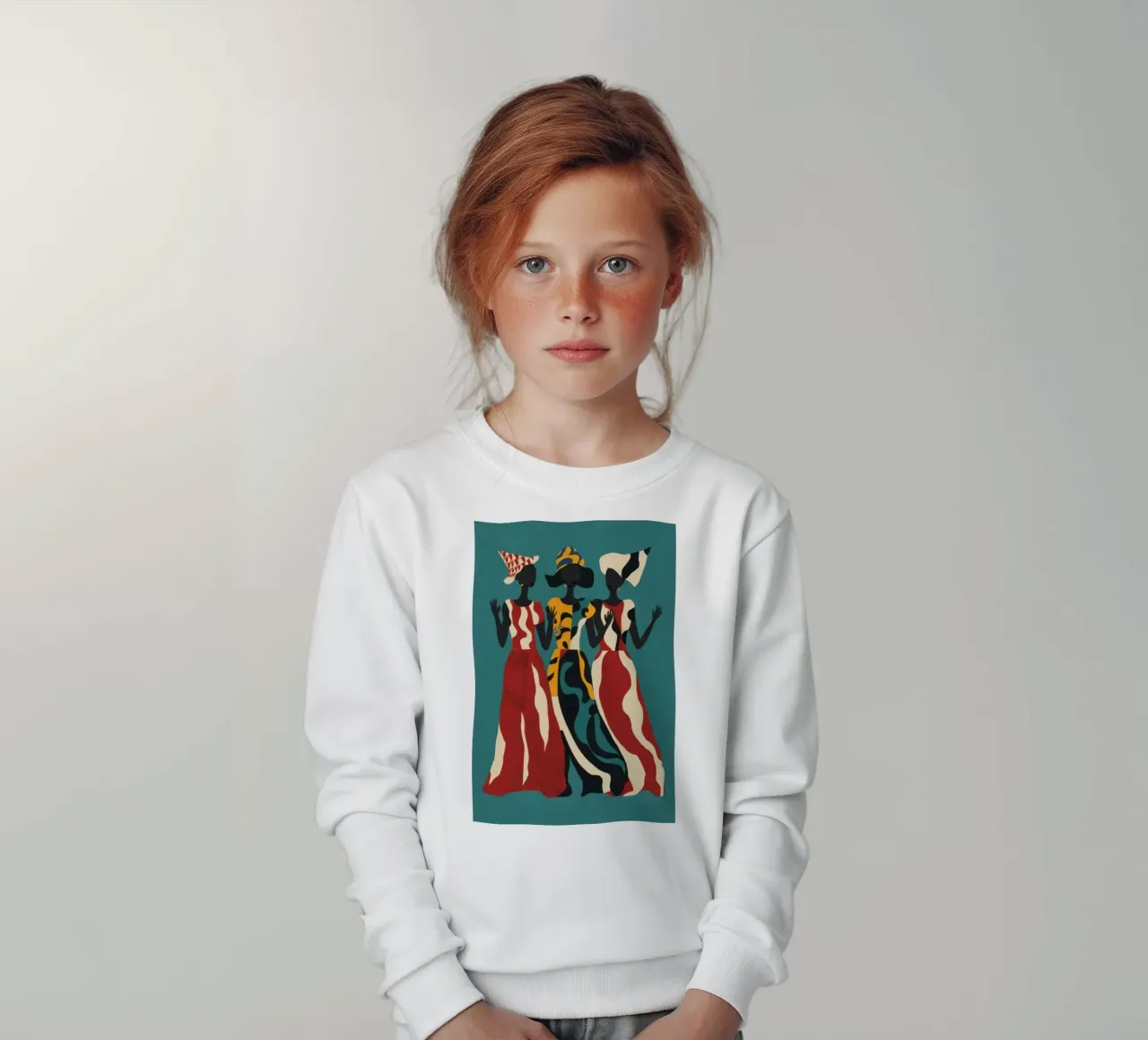 Le tre muse felpa bambino da Ink Pulse
