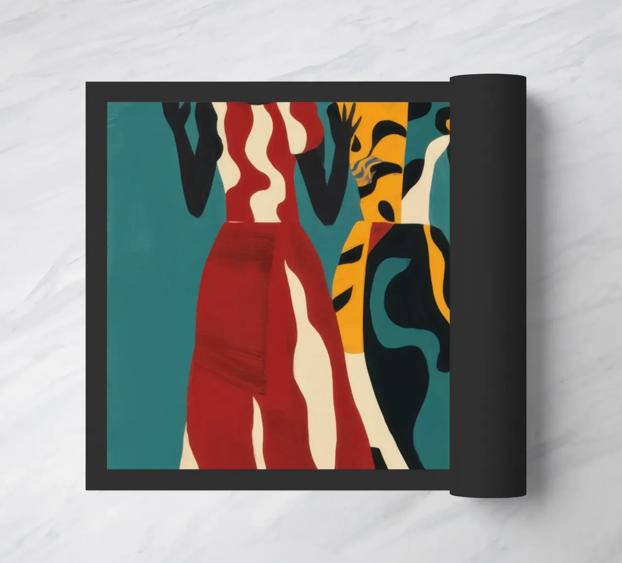 De drie muzen deurmat van Ink Pulse