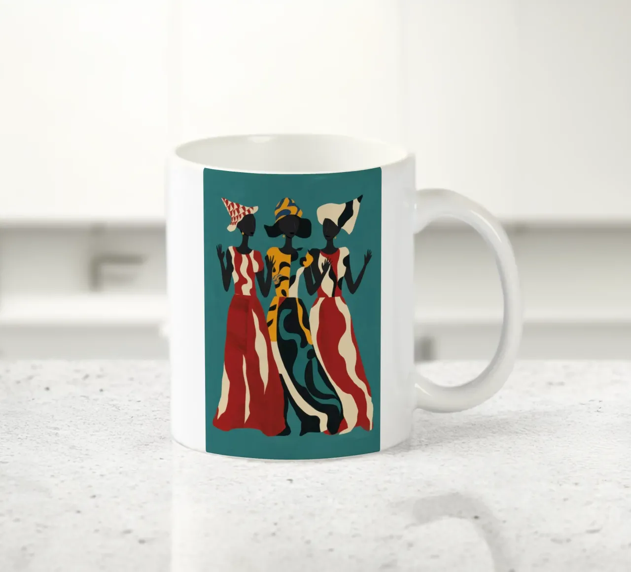 Le tre muse tazza in ceramica da Ink Pulse