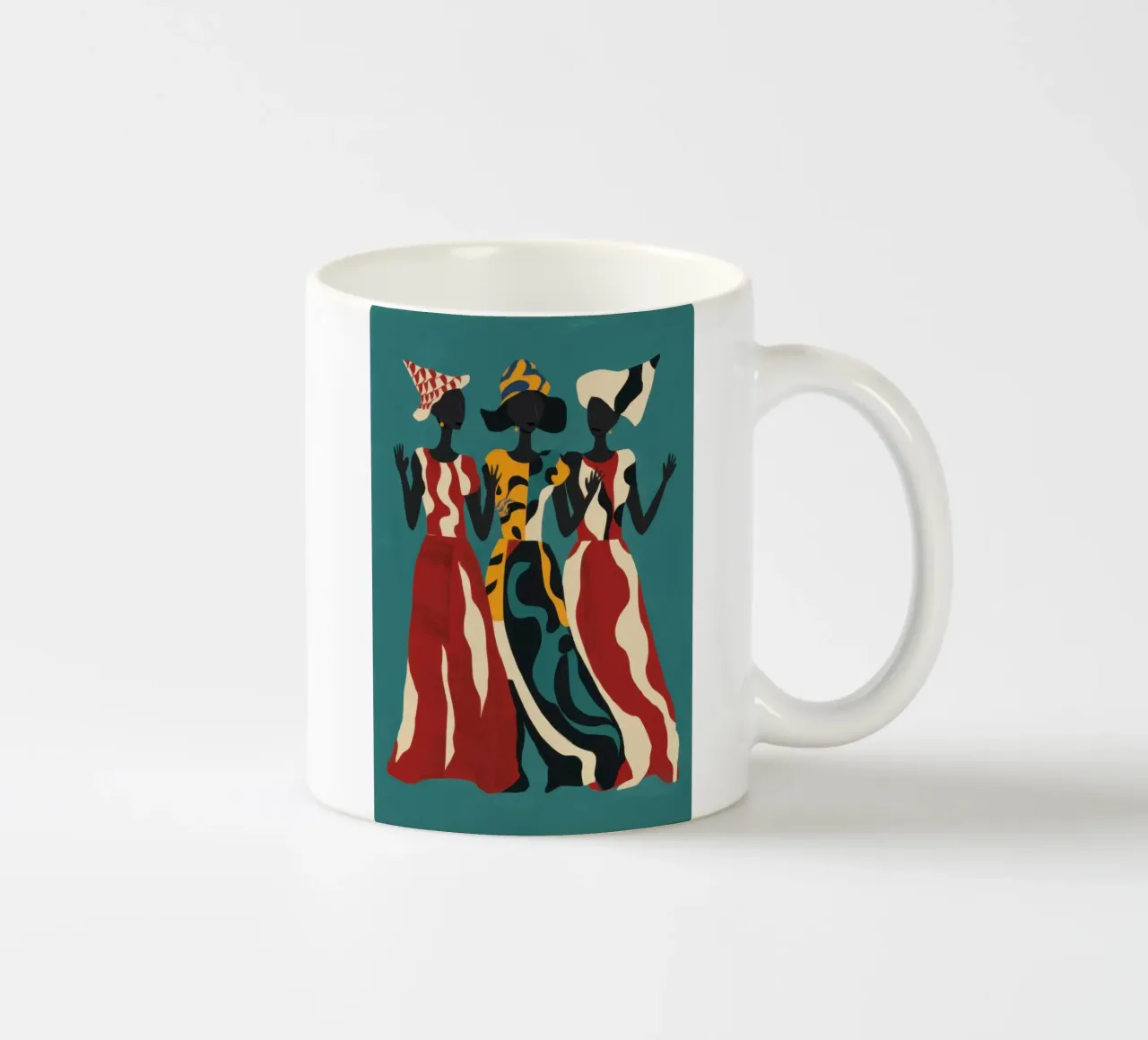 Le tre muse tazza in ceramica da Ink Pulse