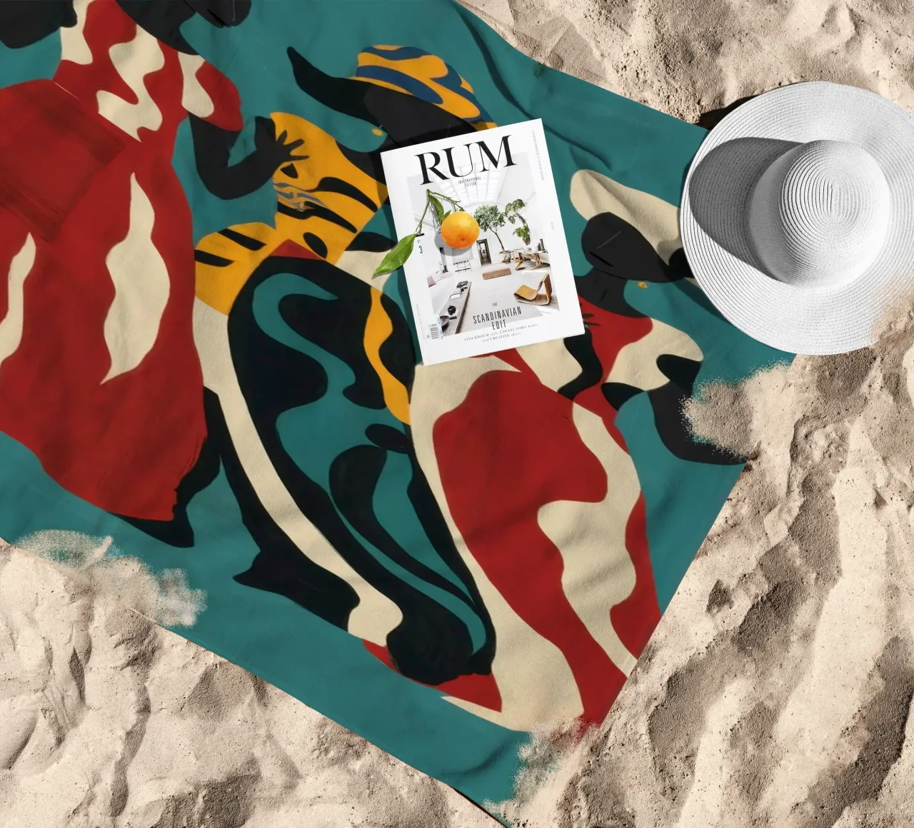 Le tre muse telo mare da Ink Pulse