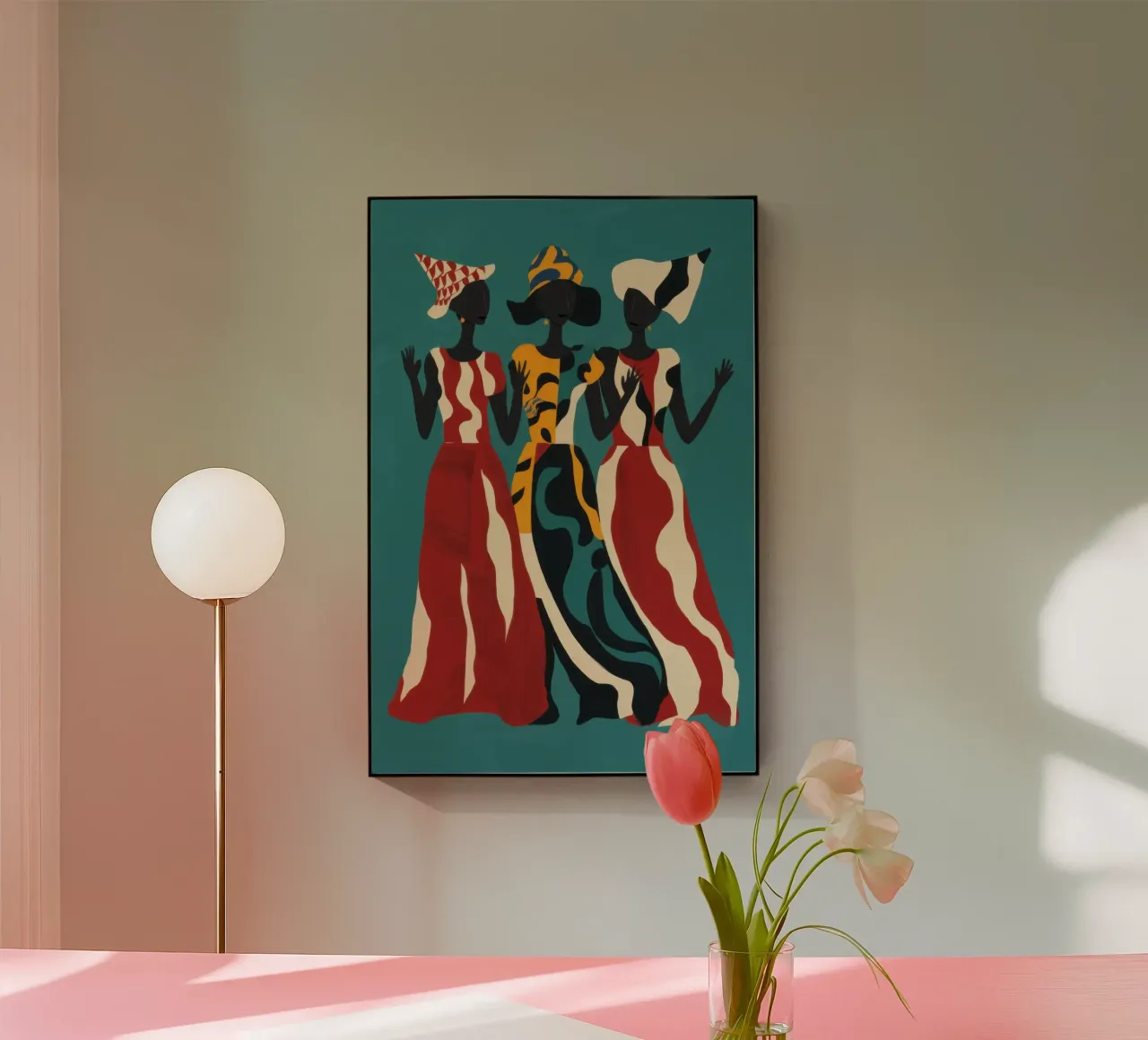 Le tre muse plexiglass da Ink Pulse