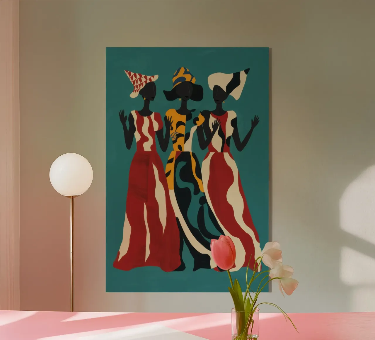 Le tre muse plexiglass da Ink Pulse