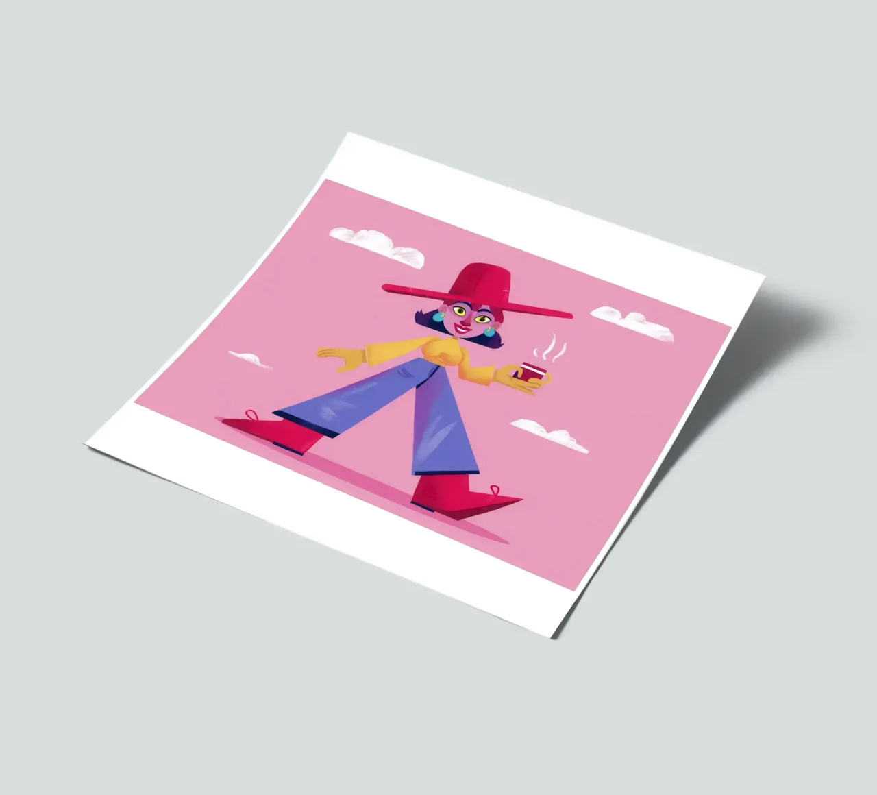 Strutting with Attitude sticker sheet by Flock Reverie