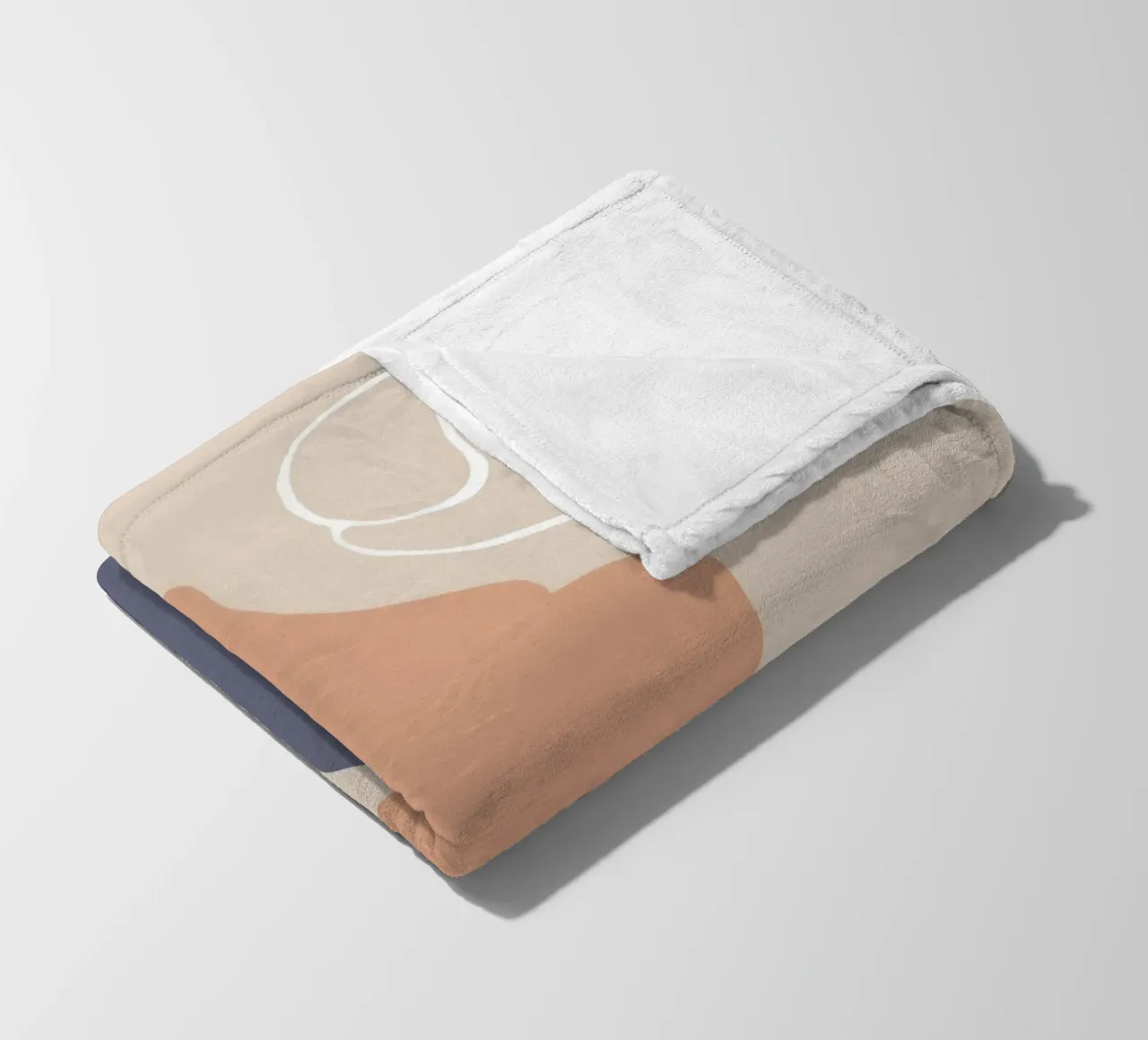 Calma botanica beige coperta in pile da Prism Ritual