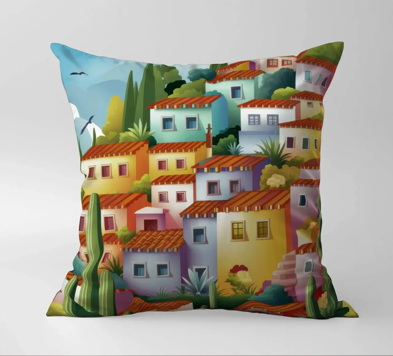 Hillside Terracotta Cascade cuscino da Dream Gesso