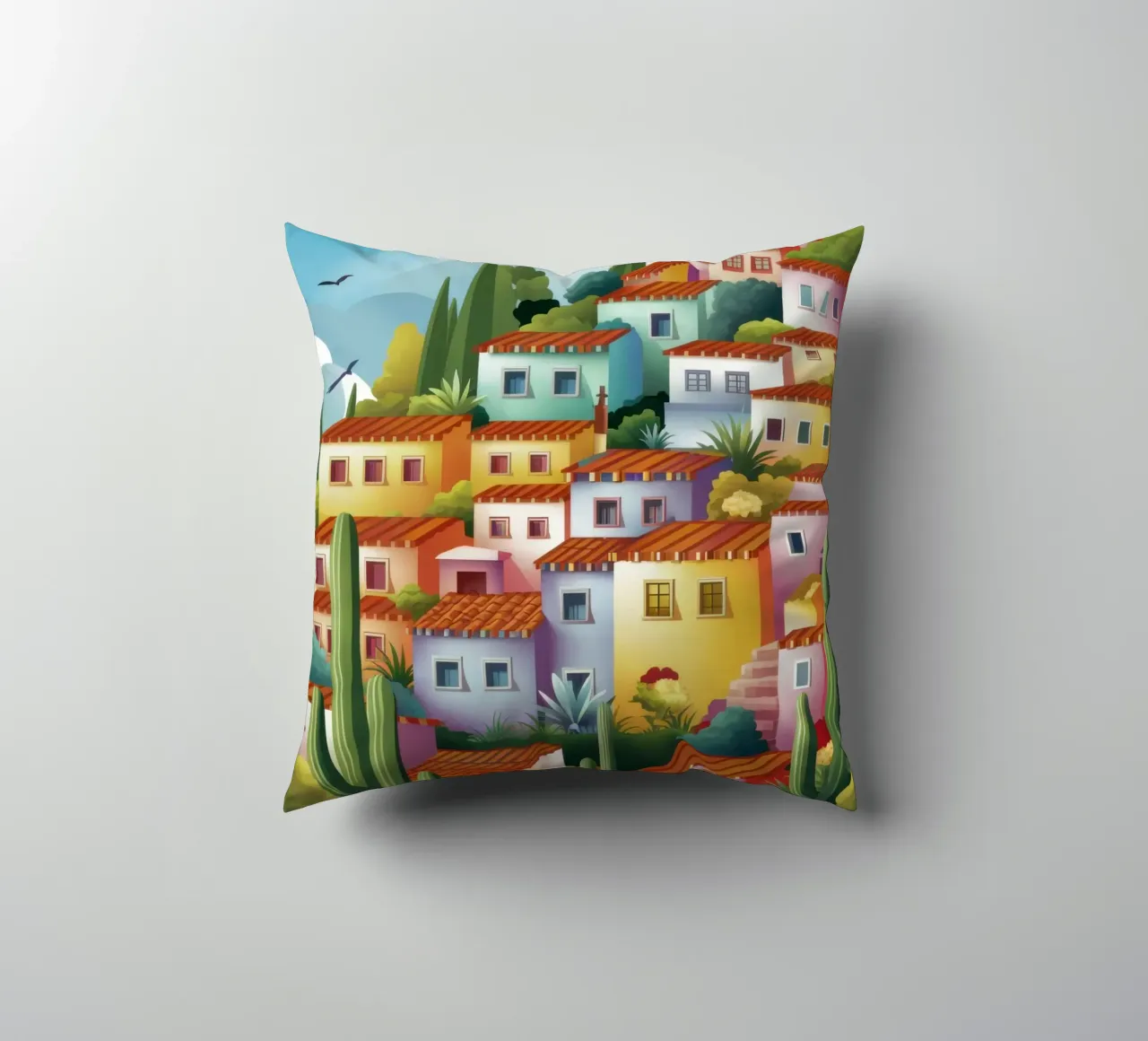 Hillside Terracotta Cascade cuscino da Dream Gesso