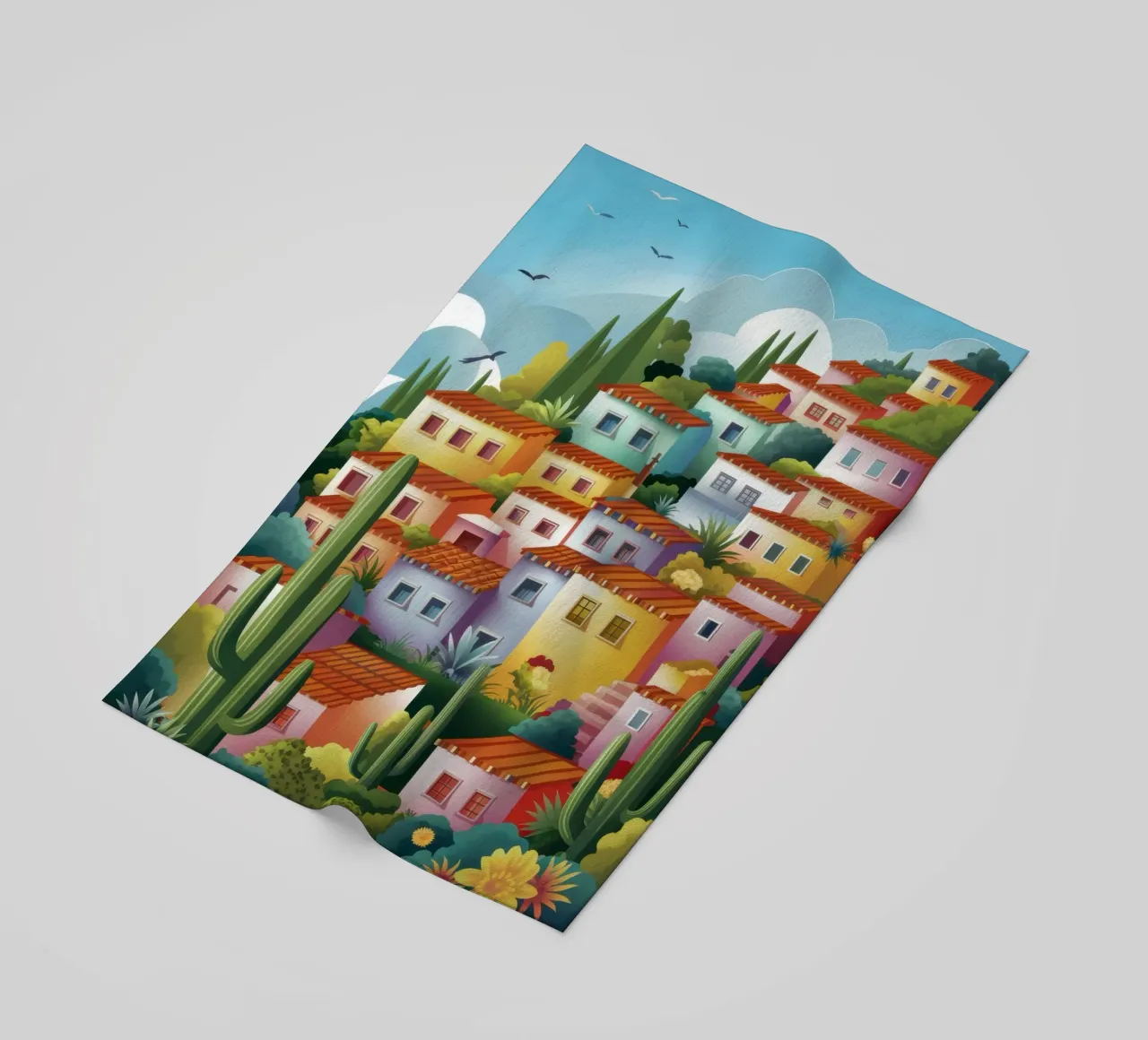 Hillside Terracotta Cascade telo mare da Dream Gesso