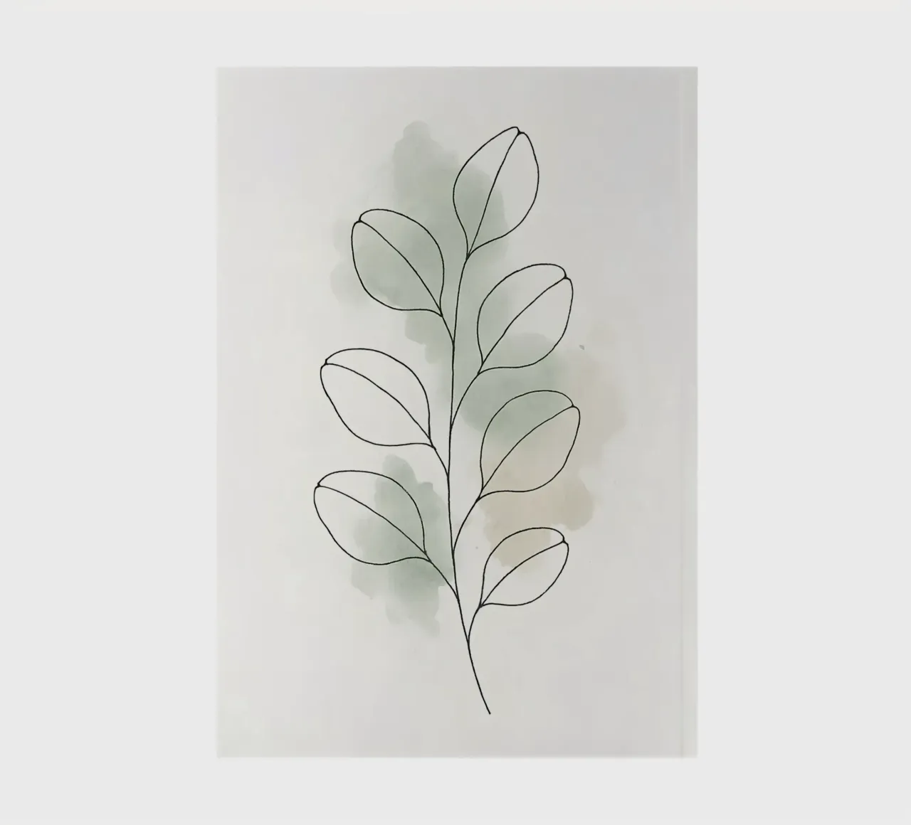 Whispers of Nature – Minimalist Botanical Line Art notebook by Graceful Desine