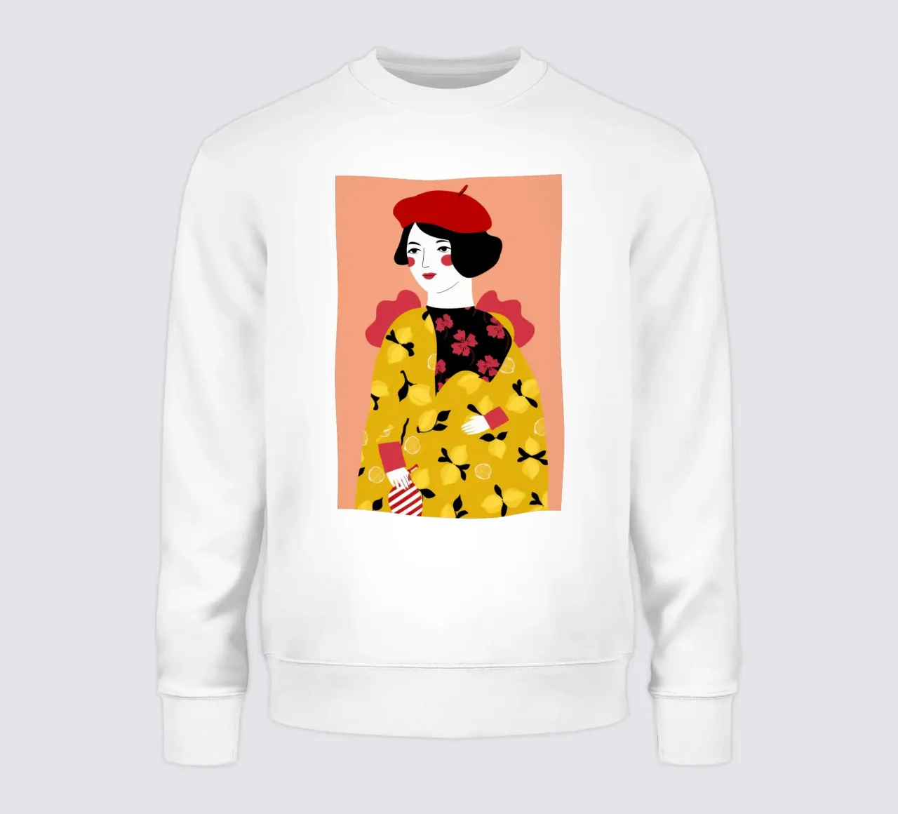 Berretto con cappotto giallo felpa da Flock Reverie